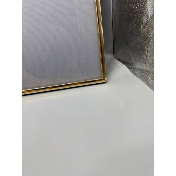 Abstract Fire Art Print By Burton In Gold Frame gray matted wire hanger red READ - Picture 3 of 10